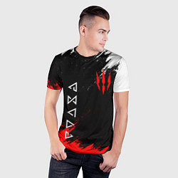 Футболка спортивная мужская The Witcher, цвет: 3D-принт — фото 2