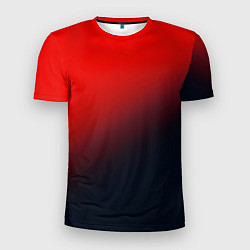 Футболка спортивная мужская RED, цвет: 3D-принт