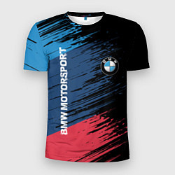 Футболка спортивная мужская BMW MOTORSPORT, цвет: 3D-принт