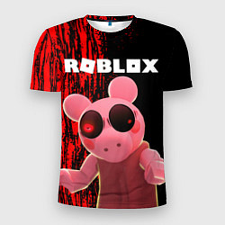 Мужская спорт-футболка Roblox Piggy