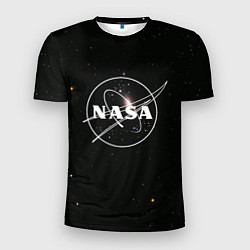 Футболка спортивная мужская NASA l НАСА S, цвет: 3D-принт