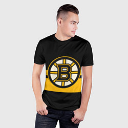 Футболка спортивная мужская BOSTON BRUINS NHL, цвет: 3D-принт — фото 2