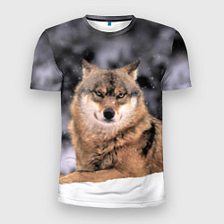Мужская спорт-футболка Wolf Волк