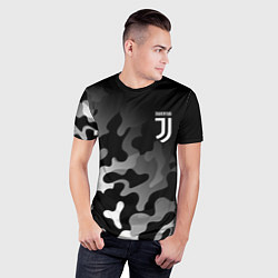 Футболка спортивная мужская JUVENTUS ЮВЕНТУС, цвет: 3D-принт — фото 2