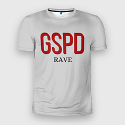 Футболка спортивная мужская GSPD rave, цвет: 3D-принт