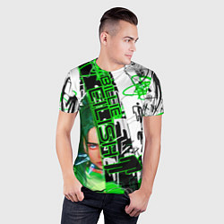 Футболка спортивная мужская Billie Eilish, цвет: 3D-принт — фото 2