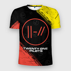 Футболка спортивная мужская TWENTY ONE PILOTS 21 PILOTS, цвет: 3D-принт