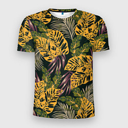 Мужская спорт-футболка Тропический лес