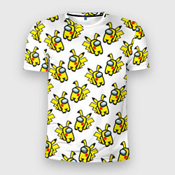 Мужская спорт-футболка Among us Pikachu