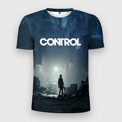 Футболка спортивная мужская Control Контрол, цвет: 3D-принт