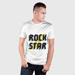 Футболка спортивная мужская Rock star, цвет: 3D-принт — фото 2
