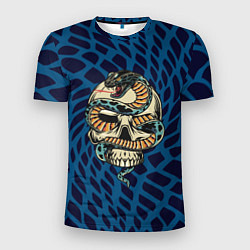 Мужская спорт-футболка Snake&Skull