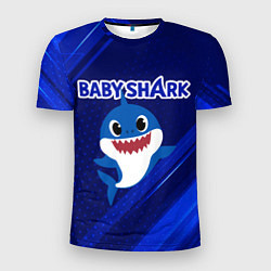 Футболка спортивная мужская BABY SHARK БЭБИ ШАРК, цвет: 3D-принт