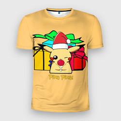 Мужская спорт-футболка New Year Pikachu