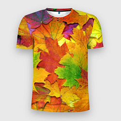 Мужская спорт-футболка Осенние листья