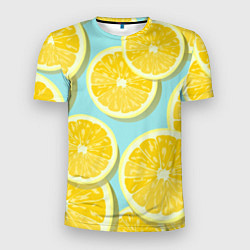 Мужская спорт-футболка Лимончики