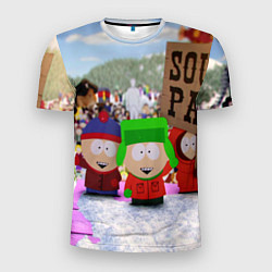 Футболка спортивная мужская Южный Парк South Park, цвет: 3D-принт