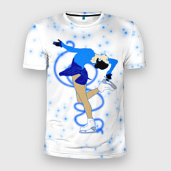 Мужская спорт-футболка Фигурное катание