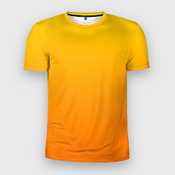 Мужская спорт-футболка Оранжевый градиент