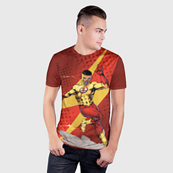 Футболка спортивная мужская Kid Flash, цвет: 3D-принт — фото 2