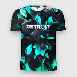 Футболка спортивная мужская Detroit Become Human S, цвет: 3D-принт