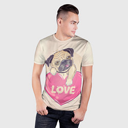 Футболка спортивная мужская Sweet love, цвет: 3D-принт — фото 2