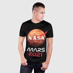Футболка спортивная мужская NASA Perseverance, цвет: 3D-принт — фото 2