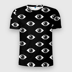 Мужская спорт-футболка Глаза