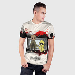 Футболка спортивная мужская Little Nightmares 2, цвет: 3D-принт — фото 2