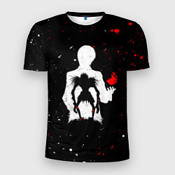 Футболка спортивная мужская DEATH NOTE ТЕТРАДЬ СМЕРТИ, цвет: 3D-принт