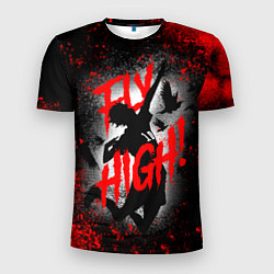 Футболка спортивная мужская FLY HIGH ВОЛЕЙБОЛ!!, цвет: 3D-принт