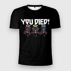 Футболка спортивная мужская YOU DIED, цвет: 3D-принт