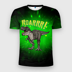 Мужская спорт-футболка Roarrr! Динозавр T-rex