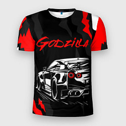 Мужская спорт-футболка NISSAN GT-R GODZILLA