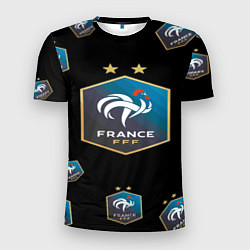 Футболка спортивная мужская Сборная Франции, цвет: 3D-принт