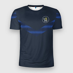Футболка спортивная мужская FC Chelsea Retro 2 202122, цвет: 3D-принт