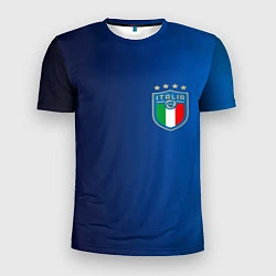 Футболка спортивная мужская Сборная Италии, цвет: 3D-принт