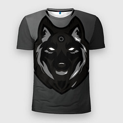 Футболка спортивная мужская Демон волк, цвет: 3D-принт