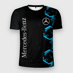 Мужская спорт-футболка Mercedes Мерседес Неон