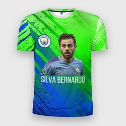 Мужская спорт-футболка Бернарду Силва Манчестер Сити