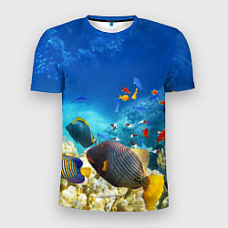 Мужская спорт-футболка Морской мир