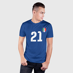 Футболка спортивная мужская Andrea Pirlo, цвет: 3D-принт — фото 2