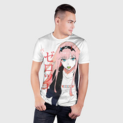 Футболка спортивная мужская Zero Two, Darling in the Franx, цвет: 3D-принт — фото 2