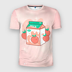 Мужская спорт-футболка Персиковое молоко в коробке