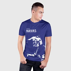 Футболка спортивная мужская Хесус Навас, цвет: 3D-принт — фото 2