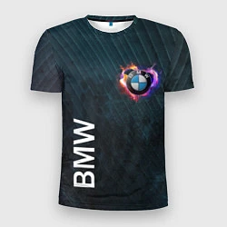 Мужская спорт-футболка BMW Heart Grooved Texture