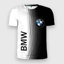 Мужская спорт-футболка Black and White BMW