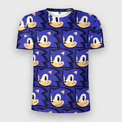 Мужская спорт-футболка Sonic pattern