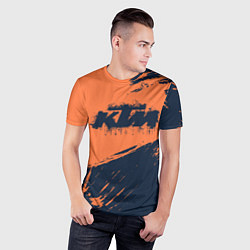 Футболка спортивная мужская KTM ГРАНЖ Z, цвет: 3D-принт — фото 2