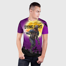 Футболка спортивная мужская Dying light зомби, цвет: 3D-принт — фото 2